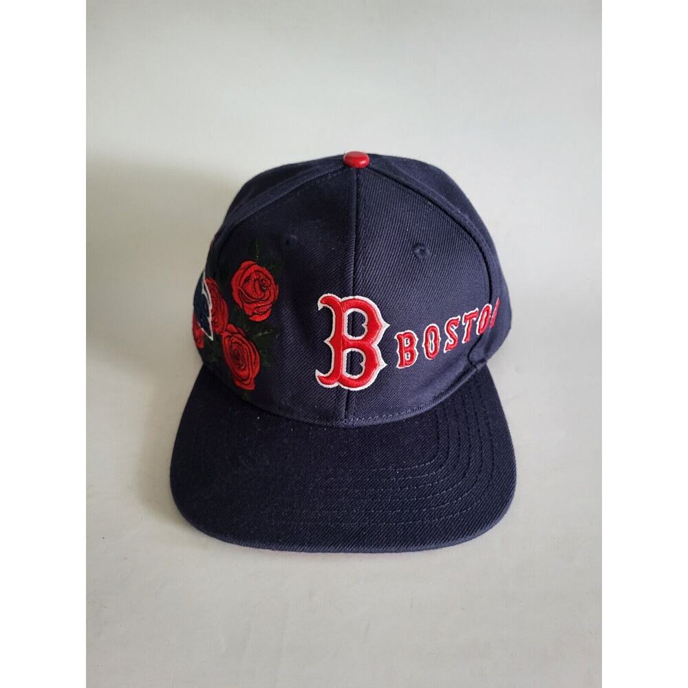 PRO STANDARD BOSTON RED SOX RED ROSES WORLD SERIES SNAPBACK MLB CAP HAT